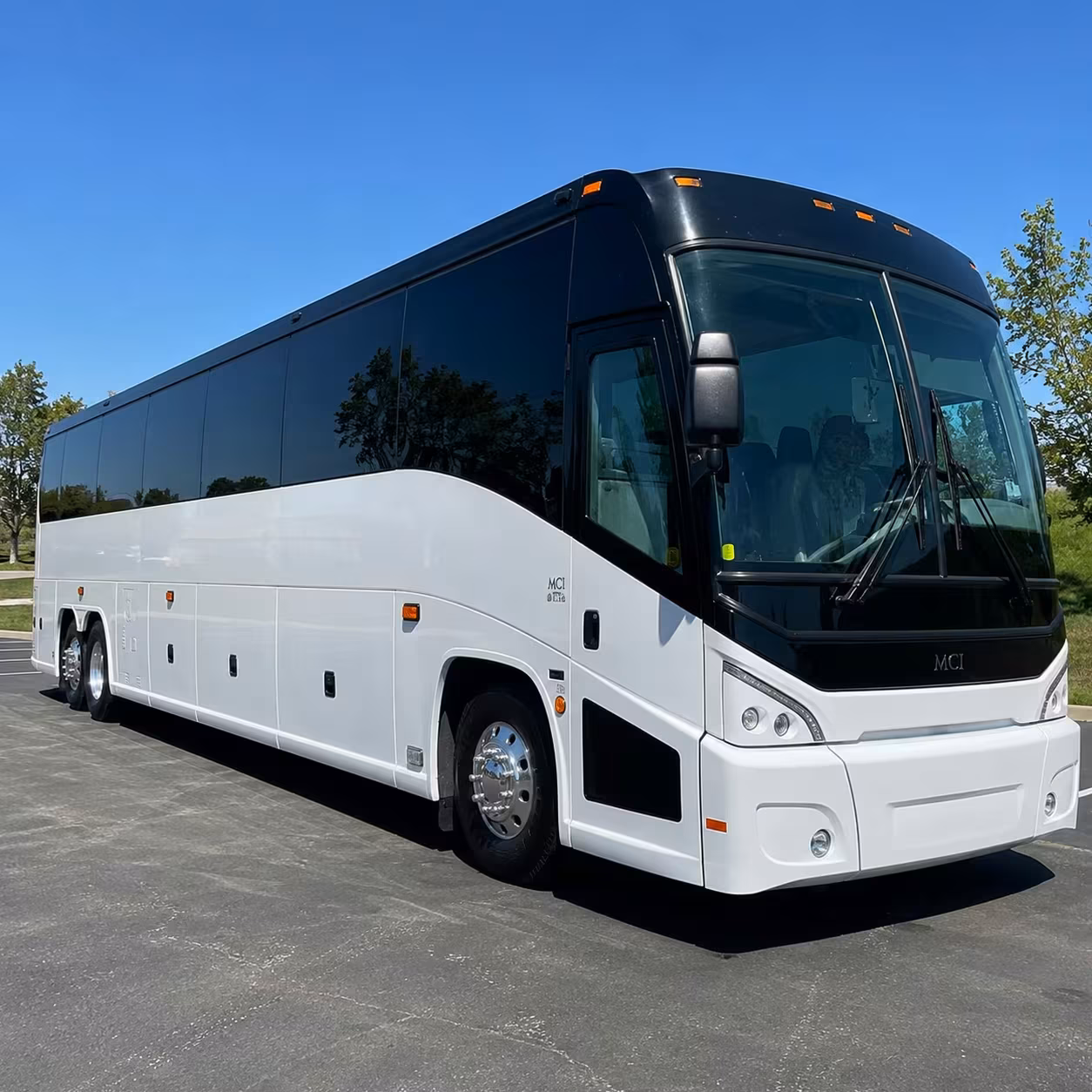 troy charter bus rental exterior